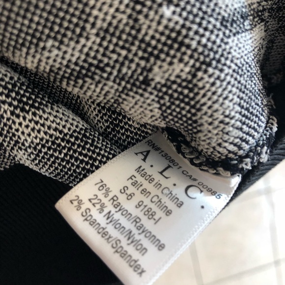 NWT A.L.C. Nat Plaid Crisscross Crop Top shirt - Picture 8 of 8